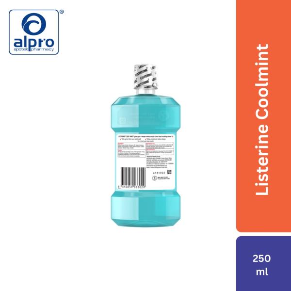 (AJH) LISTERINE ANTISEPTIC MOUTHWASH COOLMINT 250ML